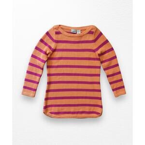 LL Bean Girls' Striped Tunic Sweater, Size 12